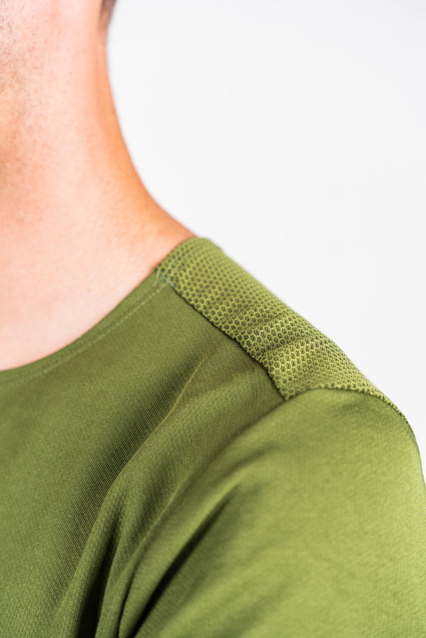 t-shirt de sport Sensus kaki pour homme 